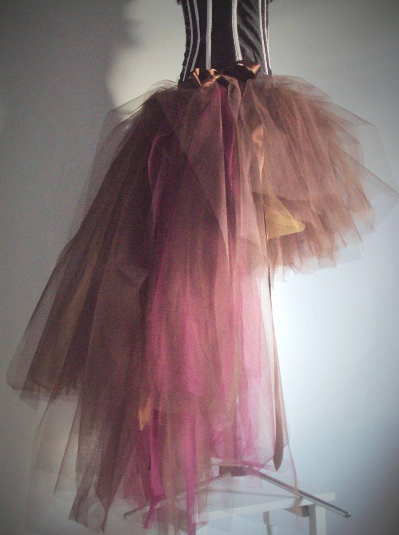 Braun Burgund Gold Tutu Rock Burlesque Größen Us 2 4 6 8 U.k.6 10 12 Halloween Cosplay von thetutustoreuk