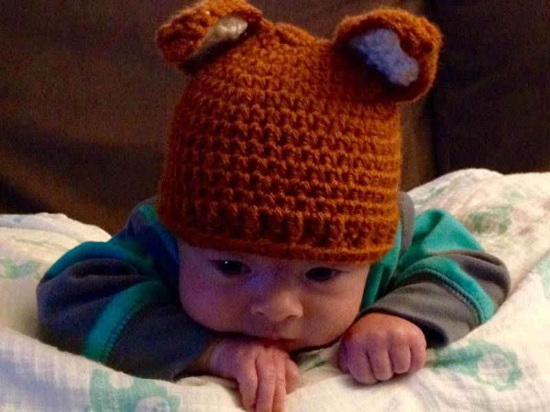 Baby Fuchs Baby/Kleinkind Mütze #2016A3 von thewhimsicalelephant