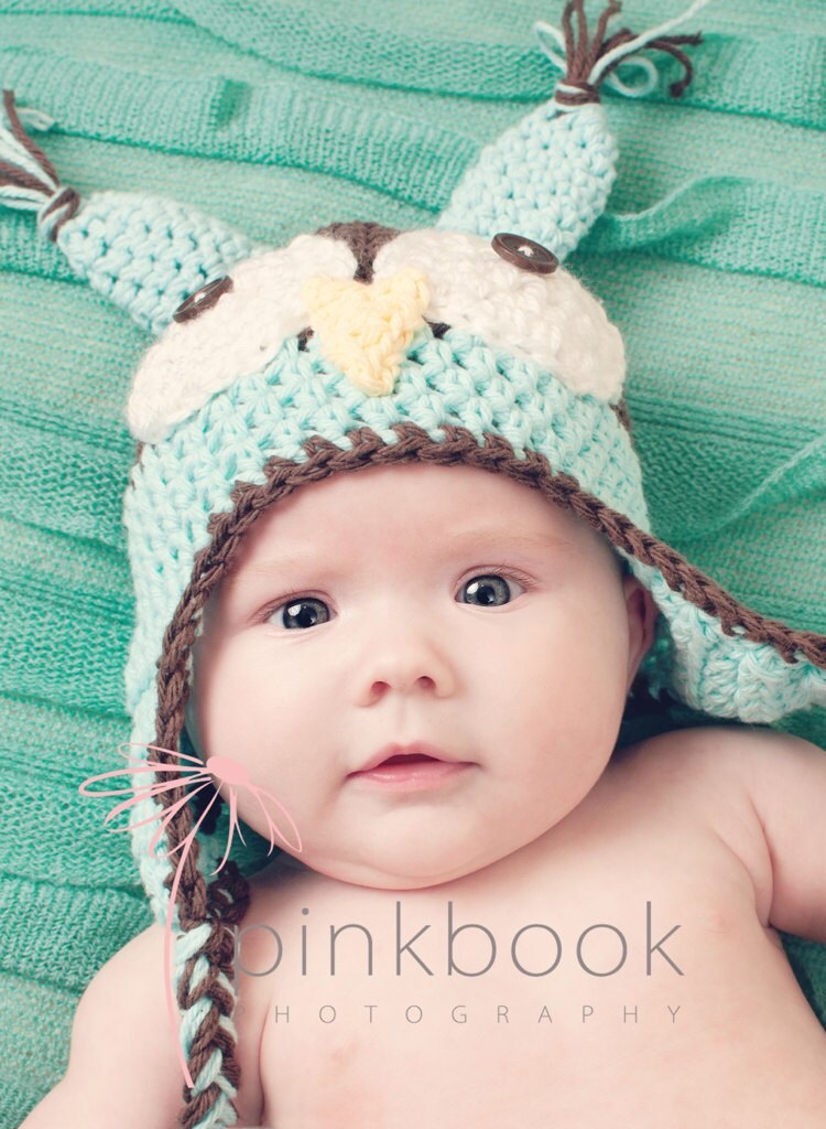 Gehäkelte Eulenmütze von thewhimsicalelephant