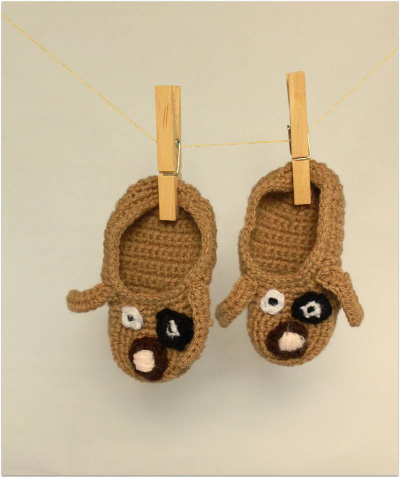 Welpe Krabbelschuhe/Booties von thewhimsicalelephant