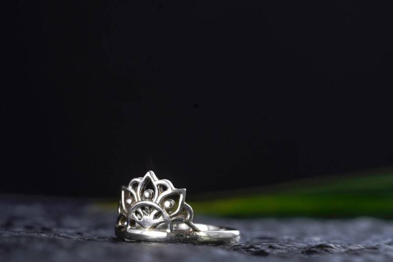Ring ~ Semi Mandala 925Er Sterling Silber von thewildfolkBOHO