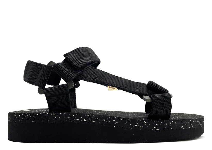 ECO TREK | thies | vegane Sandalen | black 38 von thies