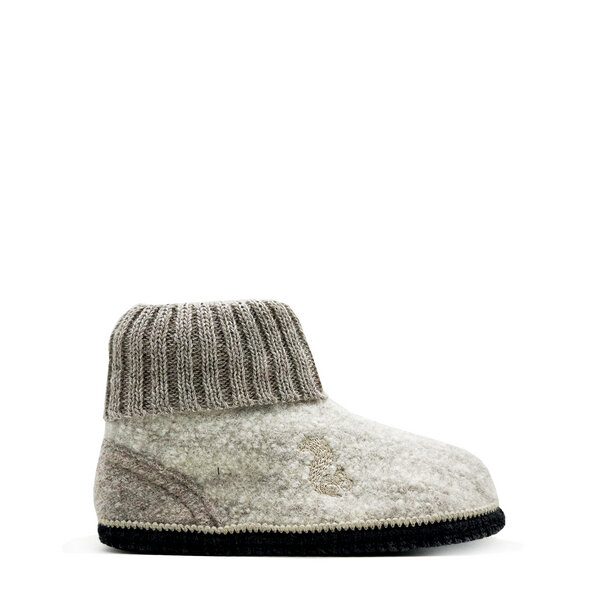 Kids "thies ® Mountain Wool Slipper Boot" aus reiner, ökologischer Schurwolle, made in Austria von thies