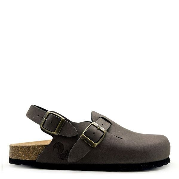 Vegane thies ® Eco Bio Backstrap Clogs aus rec. PET mit Kork-Tieffussbett von thies