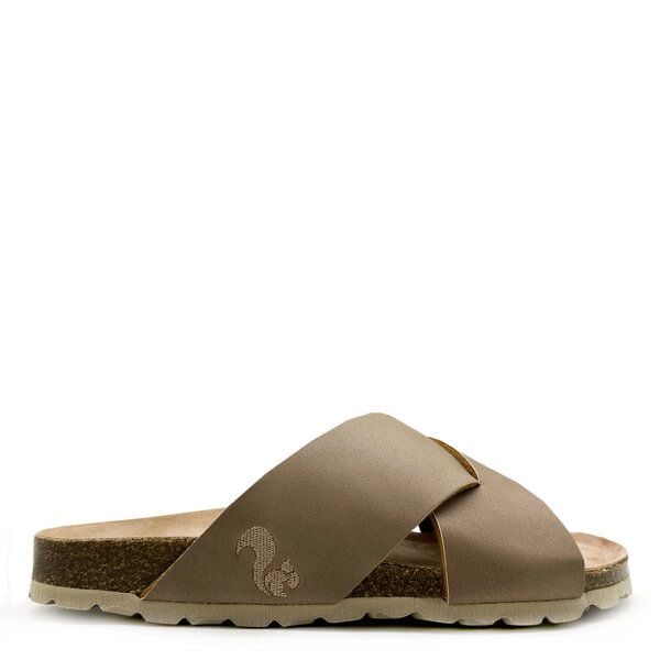 Vegane thies ® Eco Bio Cross Sandale aus rec. PET mit ergonomischem Fussbett von thies