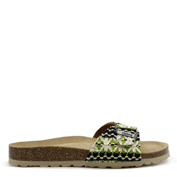 Vegane "thies ® Eco Boho Strap" Sandale aus recycelten Materialien von thies