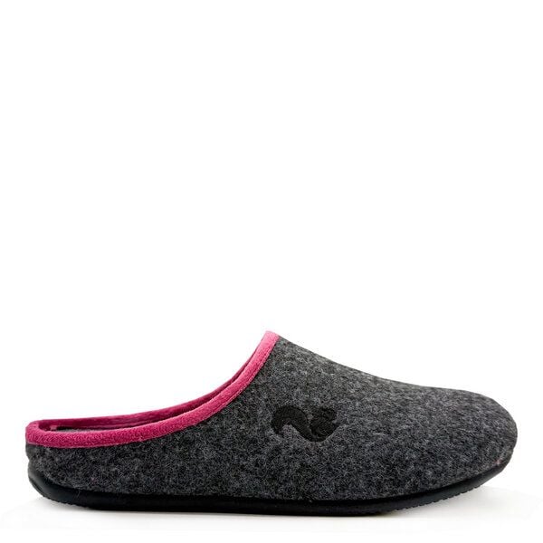 Veganer Slipper "thies ® PET Piping" aus weichem Filz von thies
