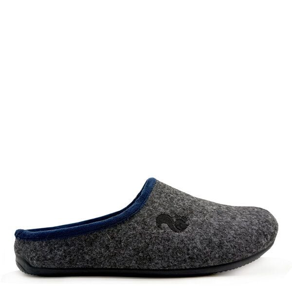Veganer Slipper "thies ® PET Piping" aus weichem Filz von thies