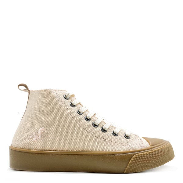 Veganer Sneaker "thies ® Organic Cotton Hi light peach" aus Biobaumwolle von thies