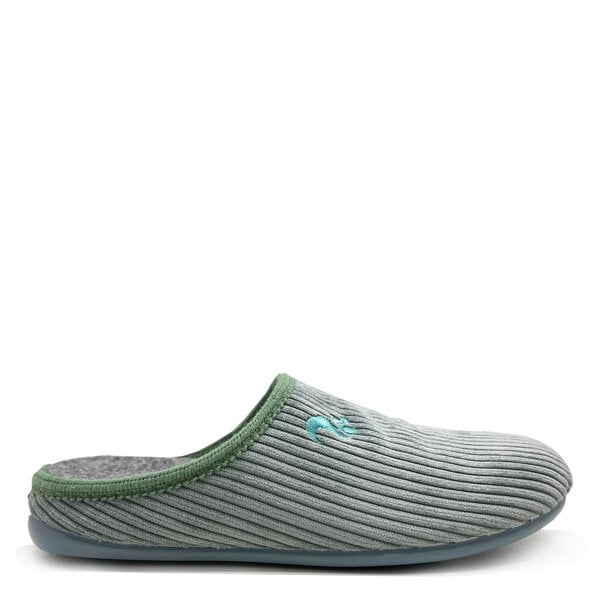 Veganer "thies ® Eco Cord Slipper" aus zertifiziertem recyceltem PES Cord von thies