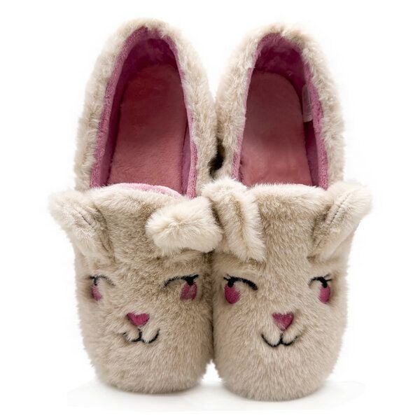 Veganer "thies ® Rec Rabbit Closed Slipper" aus kuscheligem recyceltem PES von thies