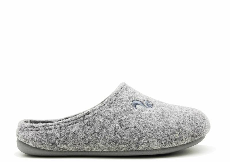 thies 1856 ® Recycled PET Slipper Kids vegan light grey (K) von thies