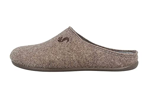 thies Clogs & Hausschuhe in Übergrößen Beige th67800109bei große Damenschuhe, Größe:46 von thies