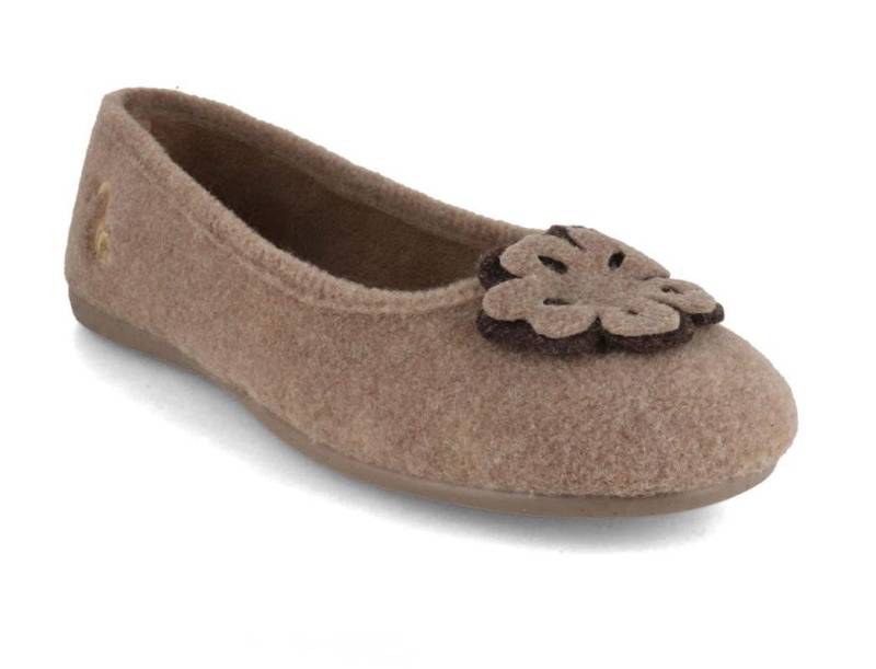 thies Ecopicos Ballerina, Damen Hausschuhe Hausschuh recyceltem PET von thies
