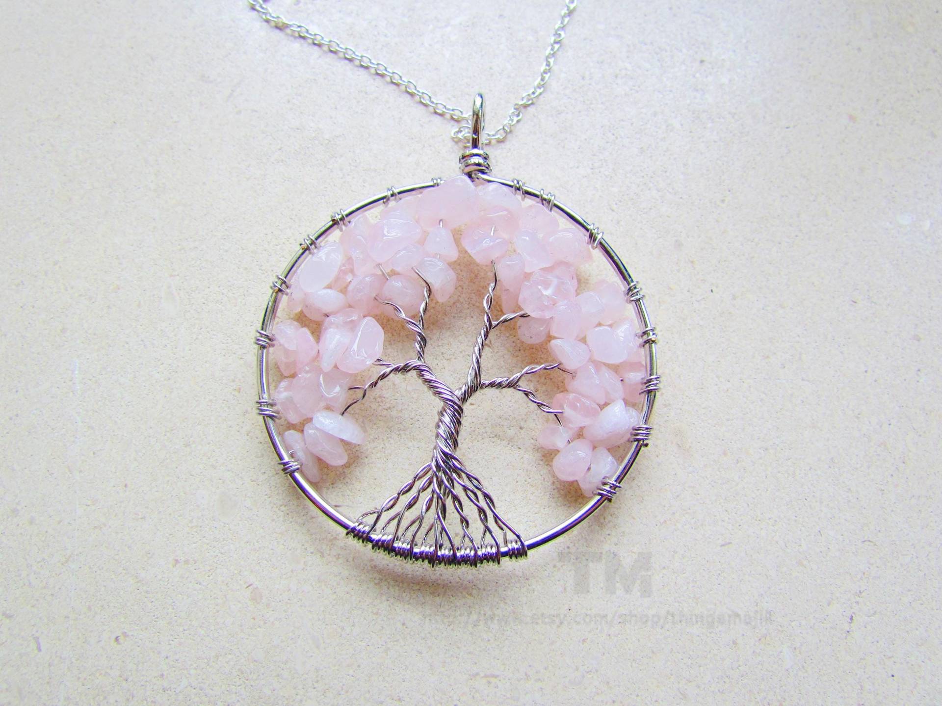 Sakura - Kirschblüte Inspirierte Baum Des Lebens Halskette Sakura - Kirschblüte Inspirierte Baum Des Lebens Halskette von thingamajik