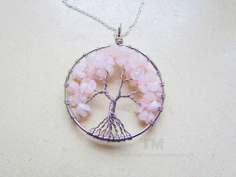 Sakura - Kirschblüte Inspirierte Baum Des Lebens Halskette Sakura - Kirschblüte Inspirierte Baum Des Lebens Halskette von thingamajik
