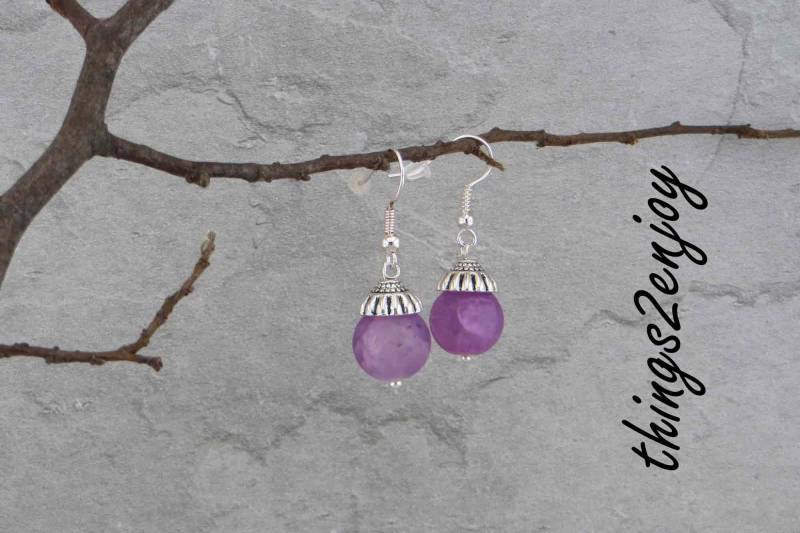 Ohrhänger - Die Farbe Lila von things2enjoy