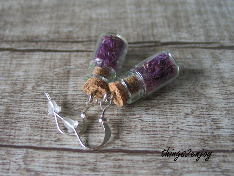 Ohrhänger - Flockenblume von things2enjoy