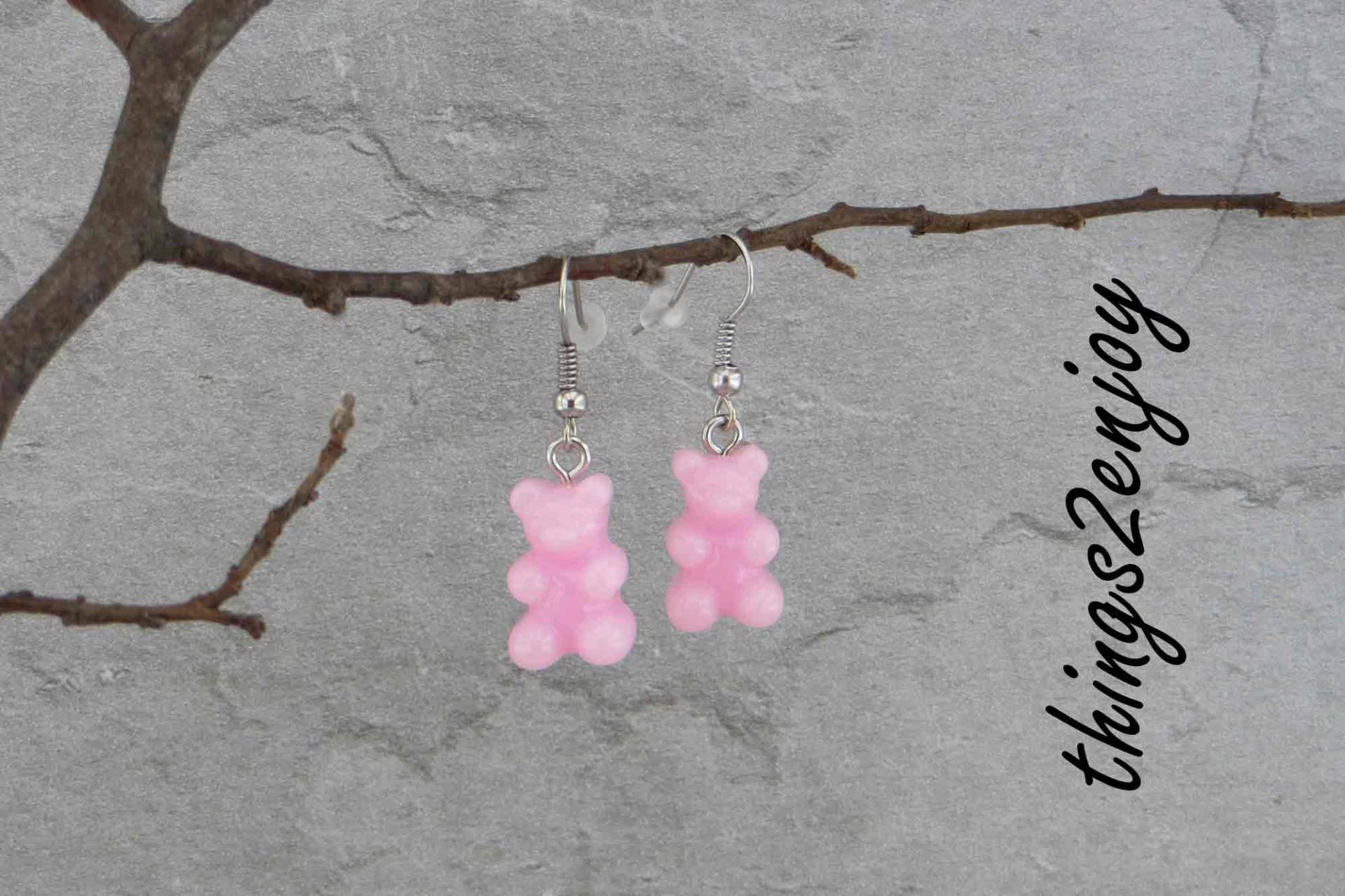 Ohrhänger - Gummibärchen in Rosa von things2enjoy