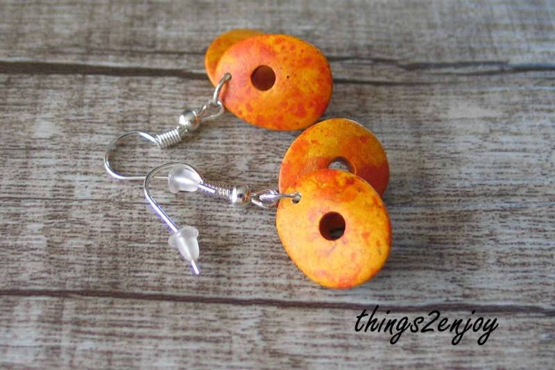 Ohrhänger - Keramiklinsen von things2enjoy