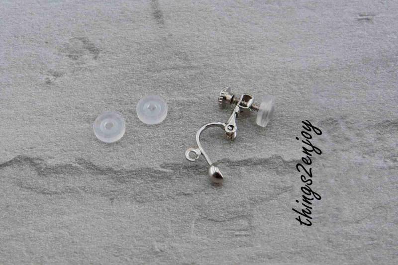 Silikonpolster Für Ohrclips | 1 Paar - Transparent von things2enjoy