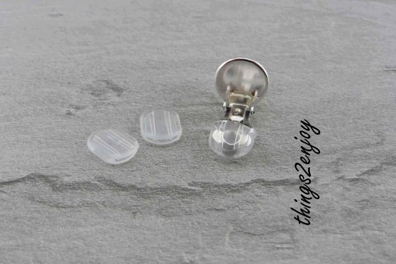 Silikonpolster Für Ohrclips | 1 Paar - Transparent von things2enjoy