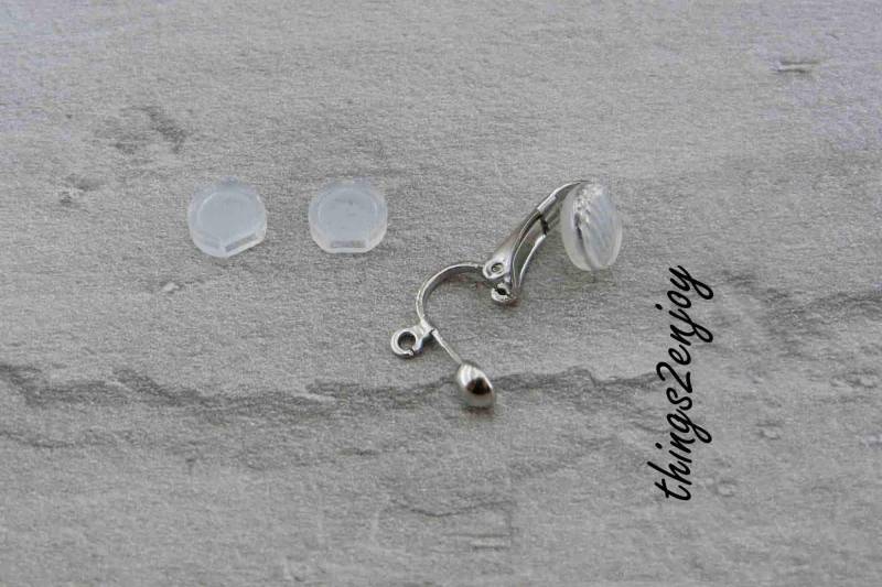 Silikonpolster Für Ohrclips | 1 Paar - Transparent von things2enjoy