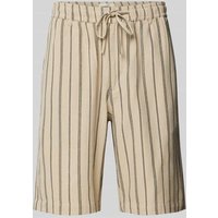 Thinking Mu Shorts mit Tunnelzug Modell 'CANVAS' in Offwhite, Größe XL von thinking mu