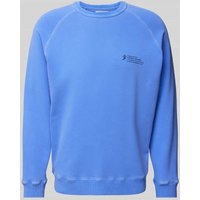 Thinking Mu Sweatshirt mit Rundhalsausschnitt in Bleu, Größe S von thinking mu