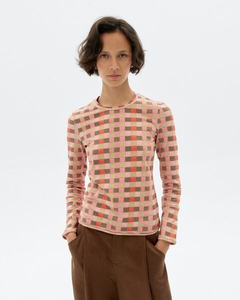 thinking mu Brisa Longsleeve mit geometrischem Muster von thinking mu