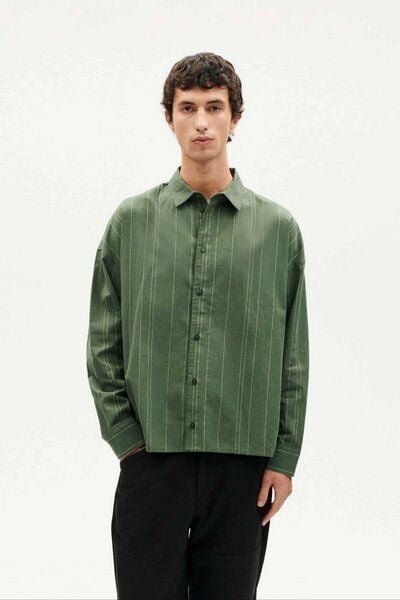 thinking mu Dark Eucaliptus Jimmy Shirt von thinking mu