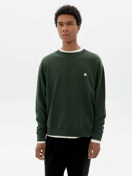 thinking mu Herren Sweatshirt - Sol Contrast Leon Sweatshirt von thinking mu