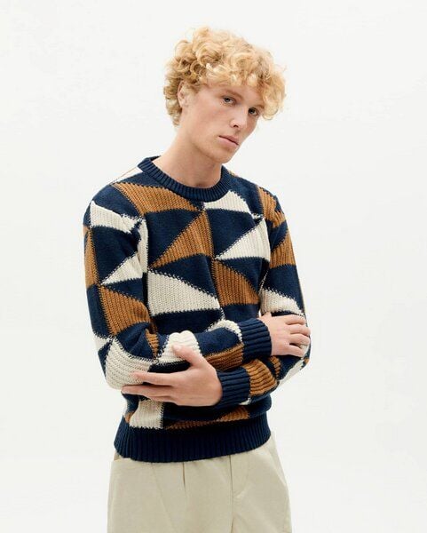 thinking mu Pullover - Guillaume Knitted Sweater - aus Bio-Baumwolle von thinking mu