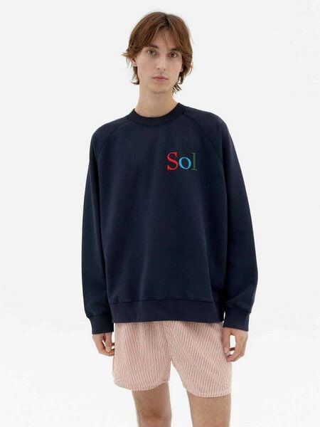 thinking mu Sol Type Pepe - Herren Sweatshirt aus Bio-Baumwolle von thinking mu