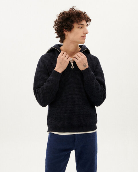 thinking mu Strickpullover - Helio Knitted Sweater - aus Wolle von thinking mu