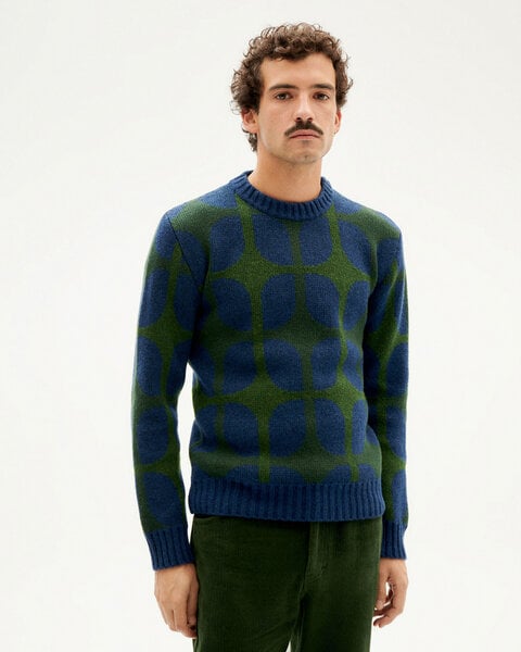 thinking mu Strickpullover - Khem Knitted Sweater - aus Wolle von thinking mu