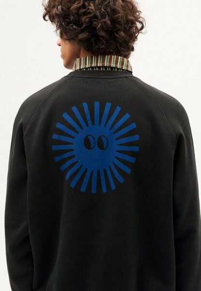 thinking mu Sweatshirt Sol Face - aus Bio-Baumwolle von thinking mu