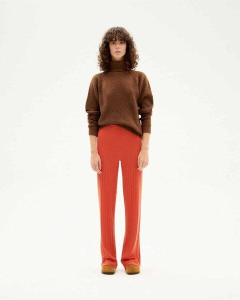 thinking mu Tencel Strickhose mit Rippstruktur - Trash Dalia von thinking mu