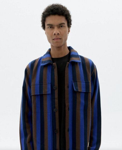 thinking mu Totenham Blanket Omar Shirt von thinking mu