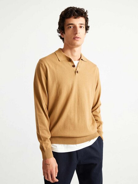 thinking mu Vincent Knitted Polo von thinking mu