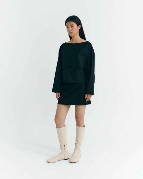 thinking mu Woll Minirock Modell: Tania von thinking mu