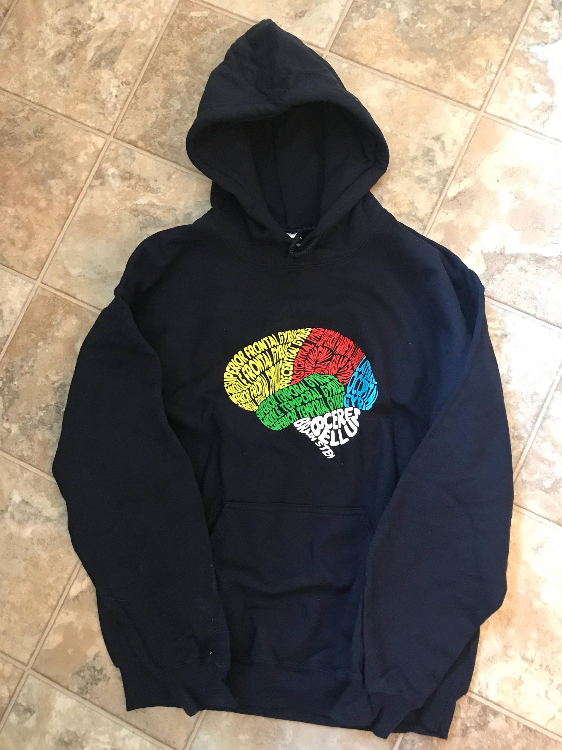 Worte Auf Dem Gehirn Hoodie Worte Auf Dem Gehirn Hoodie von thinkingpig
