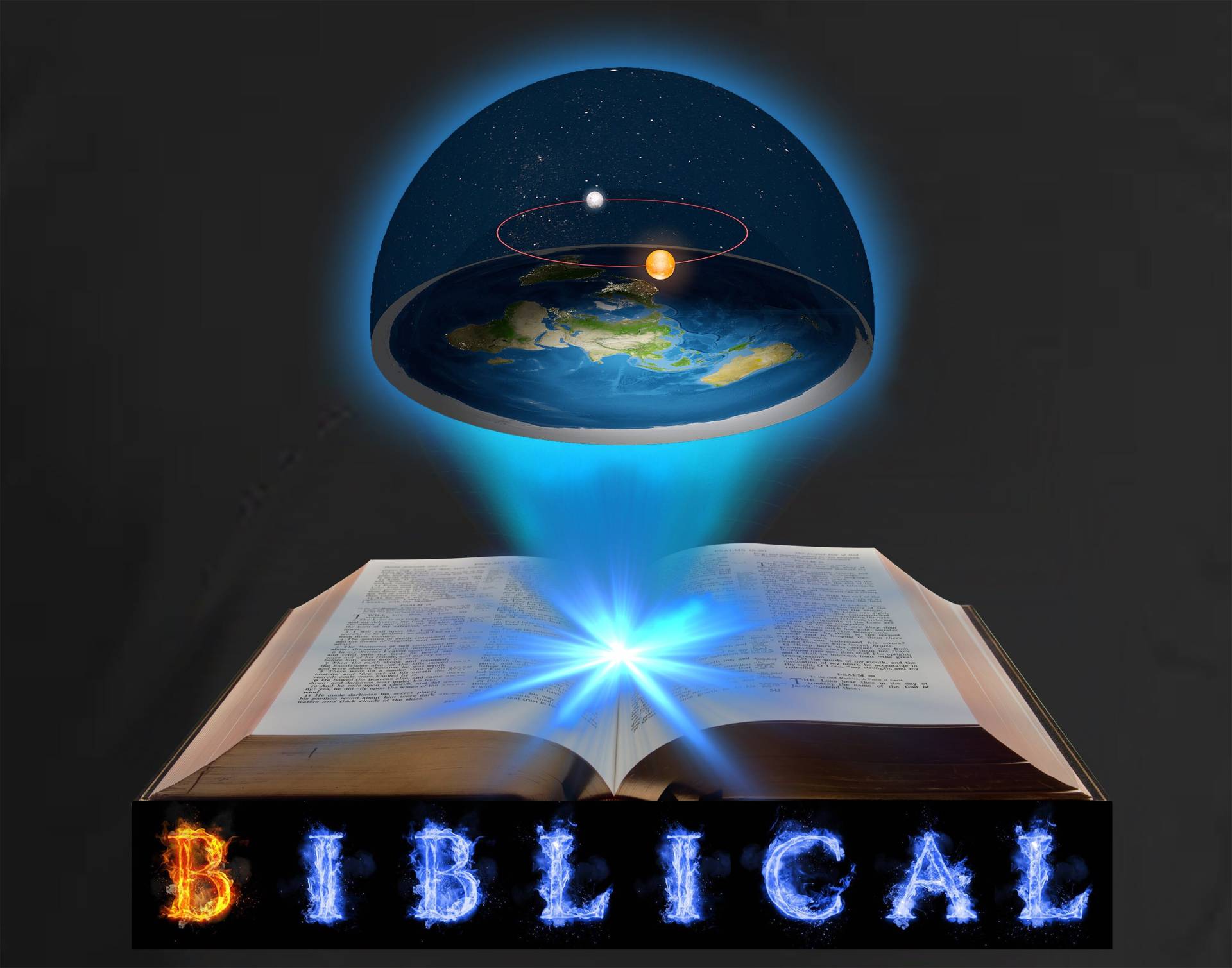 Kurzärmeliges Unisex-T-Shirt | Flat Earth Biblical von thirsTshop
