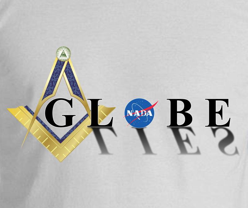 Kurzärmeliges Unisex-T-Shirt | Masonic Globe Lies von thirsTshop
