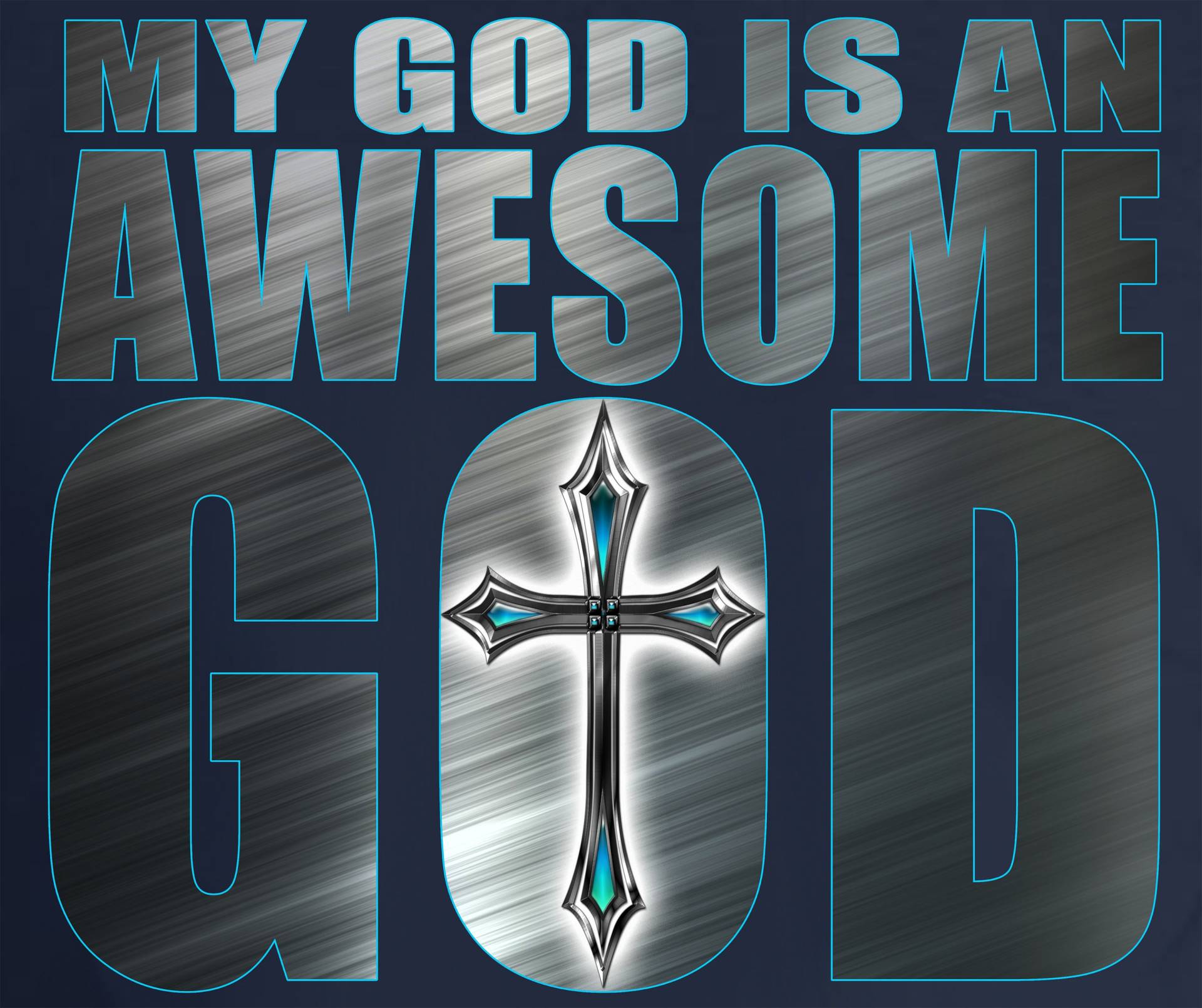 Kurzarm-Unisex T-Shirt-T-Shirt-Christian | Genial Gott Stahl von thirsTshop