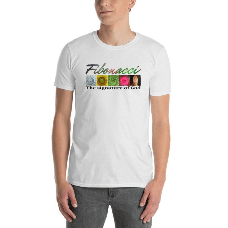 Kurzarm-Unisex T-Shirt-T-Shirt-Fibonacci | Die Unterschrift Des Gottes von thirsTshop