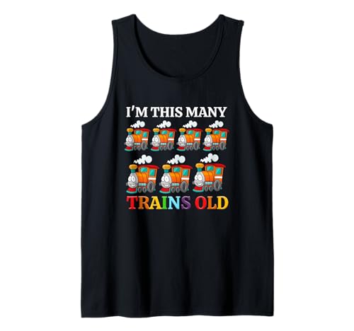 Kids I'm This Many Trains Old Boy 7. Geburtstag 7 Jahre alt Tank Top Kids I'm This Many Trains Old Boy 7. Geburtstag 7 Jahre alt Tank Top von this many Trains Old Boy 7rd Birthday 7 Years Old