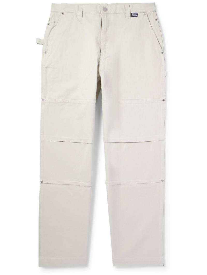 THISISNEVERTHAT - Straight-Leg Paneled Cotton-Canvas Trousers - Men - Neutrals - L von THISISNEVERTHAT