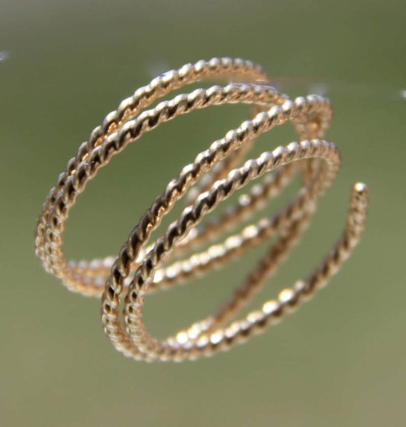Verdreht Gold Offen Wrap Ring Verdreht Gold Offen Wrap Ring von thistlehouse3
