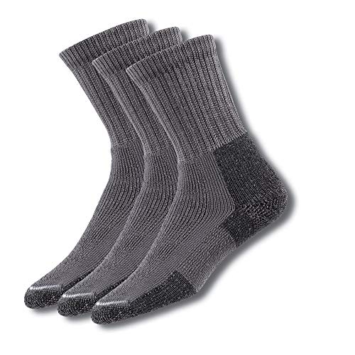 Thorlos Unisex-Erwachsene Kx Max Cushion Wandersocken, Zinn (3 Paar), Large (3er Pack) von Thorlos